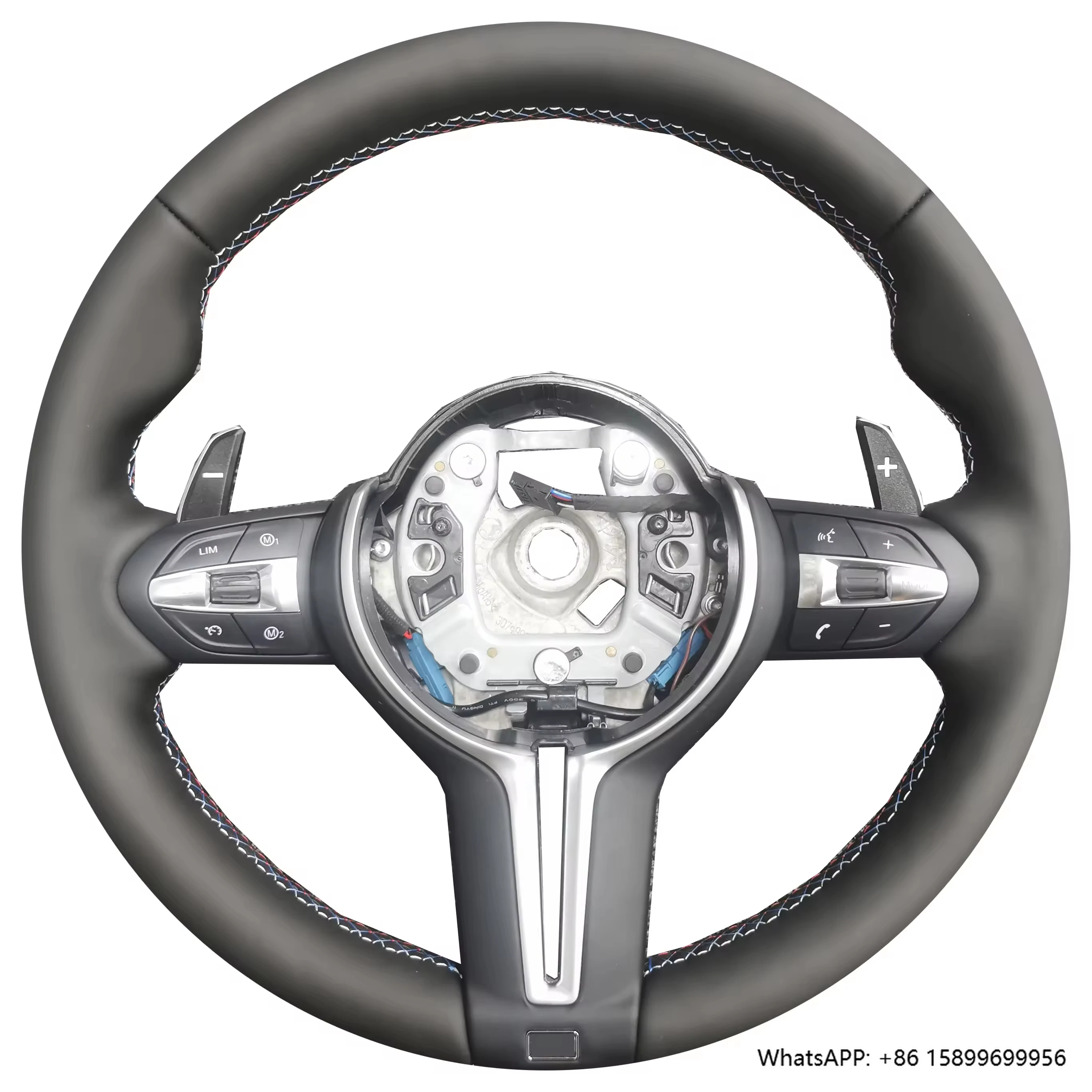

Factory Car F30 F32 F10 M Performance Leather Sport Steering Wheel for F20 F07 F01 E46 E60 E90 M3 M4 M5 Car Steering Wheel