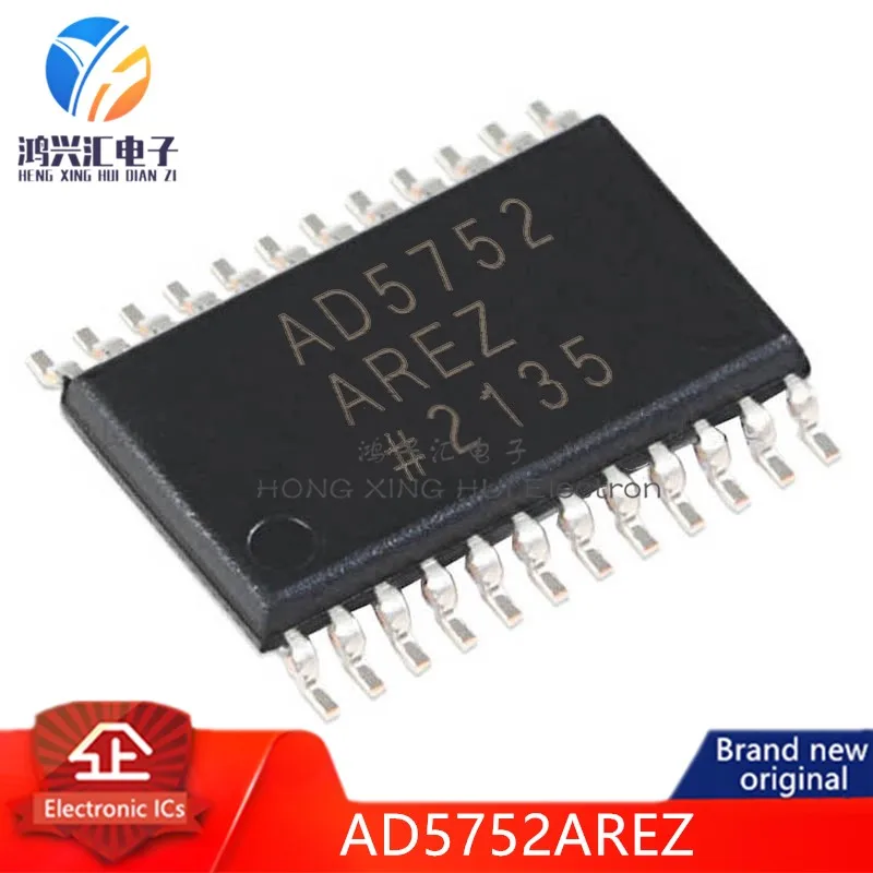 

100% original AD5752AREZ DAC 2-CH Resistor-String 16-bit Automotive 24-Pin TSSOP EP Tube