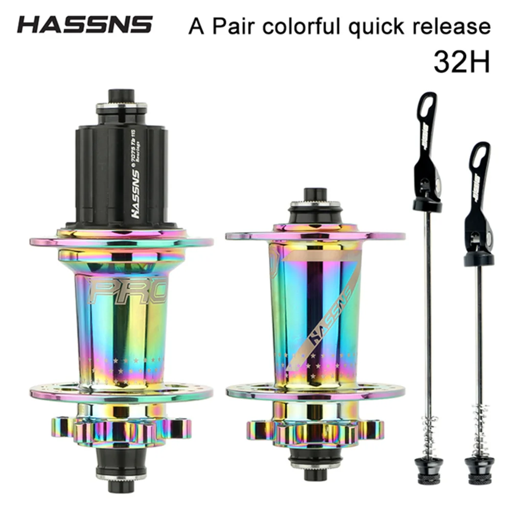 

Ступица HASSNS PRO7 MTB, 32 отверстия, подшипник, задняя ступица для горного велосипеда, 32 часа, шумный куб, велосипедные втулки 12 11 10 9 8 7 скоростей