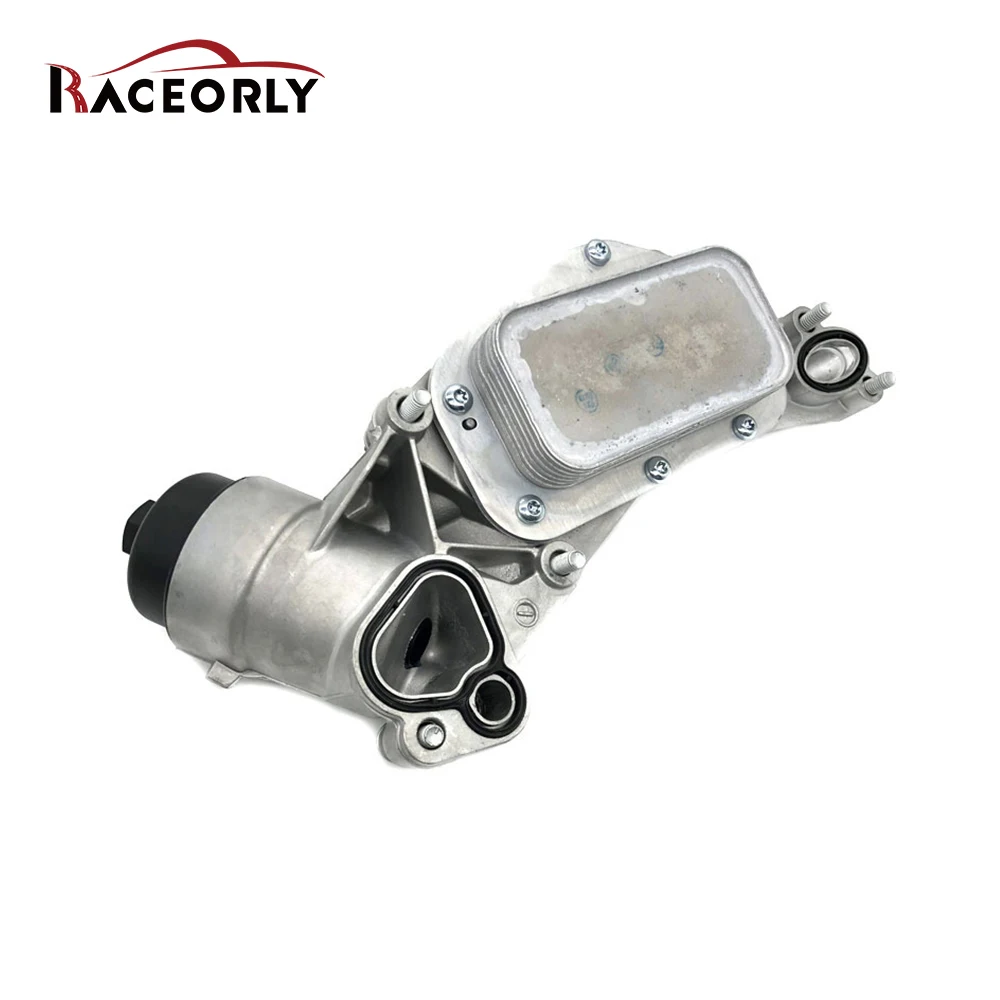 RACEORLY 12992593 93186324 Engine Oil Cooler Oil Filter with Gasket for Chevrolet Cruze 1.5 1.6 1.8 L2B LDE 2H0