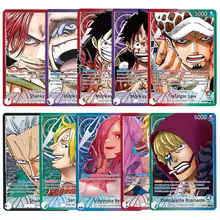 Anime One Piece OPCG English Leader Nami Law Ace Luffy Sabo Zoro Sanji Replica Reiju Perona Game Collection Proxy Cards
