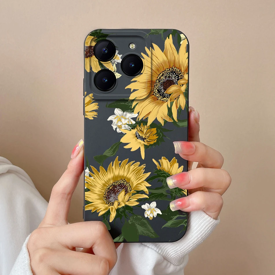 เคสโทรศัพท์สําหรับRealme C61 C63 CreativeสําหรับRealme C 61 C 63 LiquidซิลิโคนFundaป้องกันนุ่มกันชนCacasa