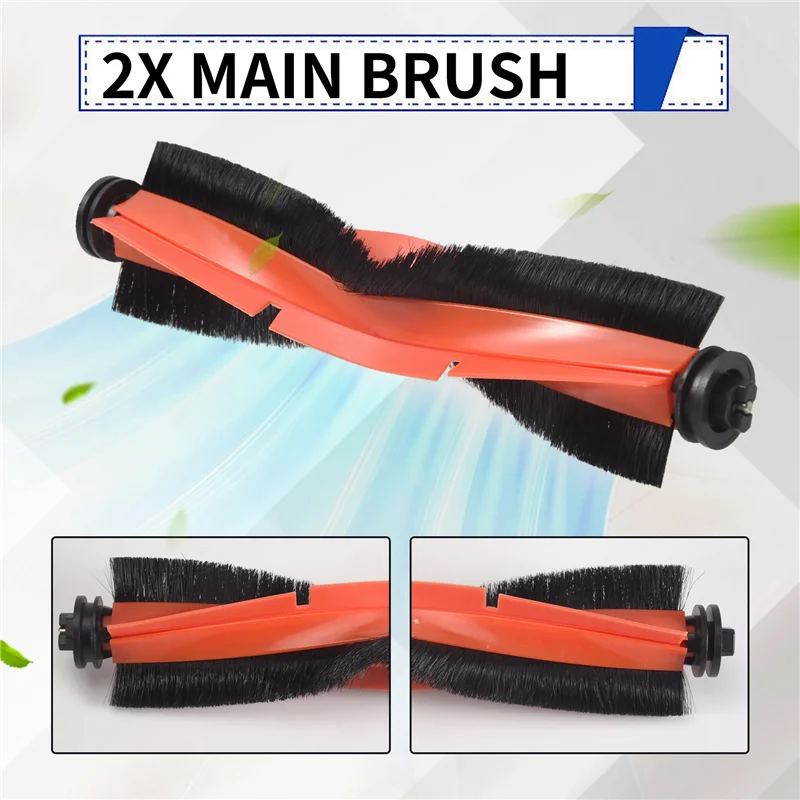 24 قطعة استبدال أجزاء ل Xiaomi روبوت فراغ X20 + / X20 زائد فراغ الجانب الرئيسي فرشاة فلتر Hepa ممسحة القماش الغبار Baga83x