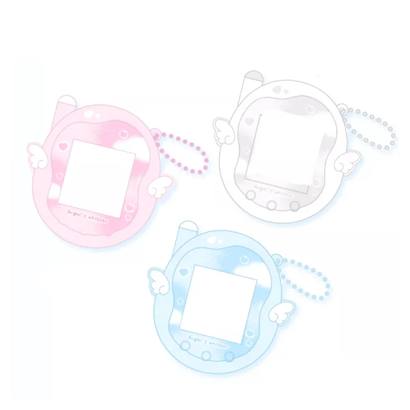 Silikonowa naklejka ochronna na panel z motywem anioła, miękka skórka, smycz ‌   Łańcuszek do Tamagotchi Uni, etui ochronne, akcesoria — zdjęcie produktu 6