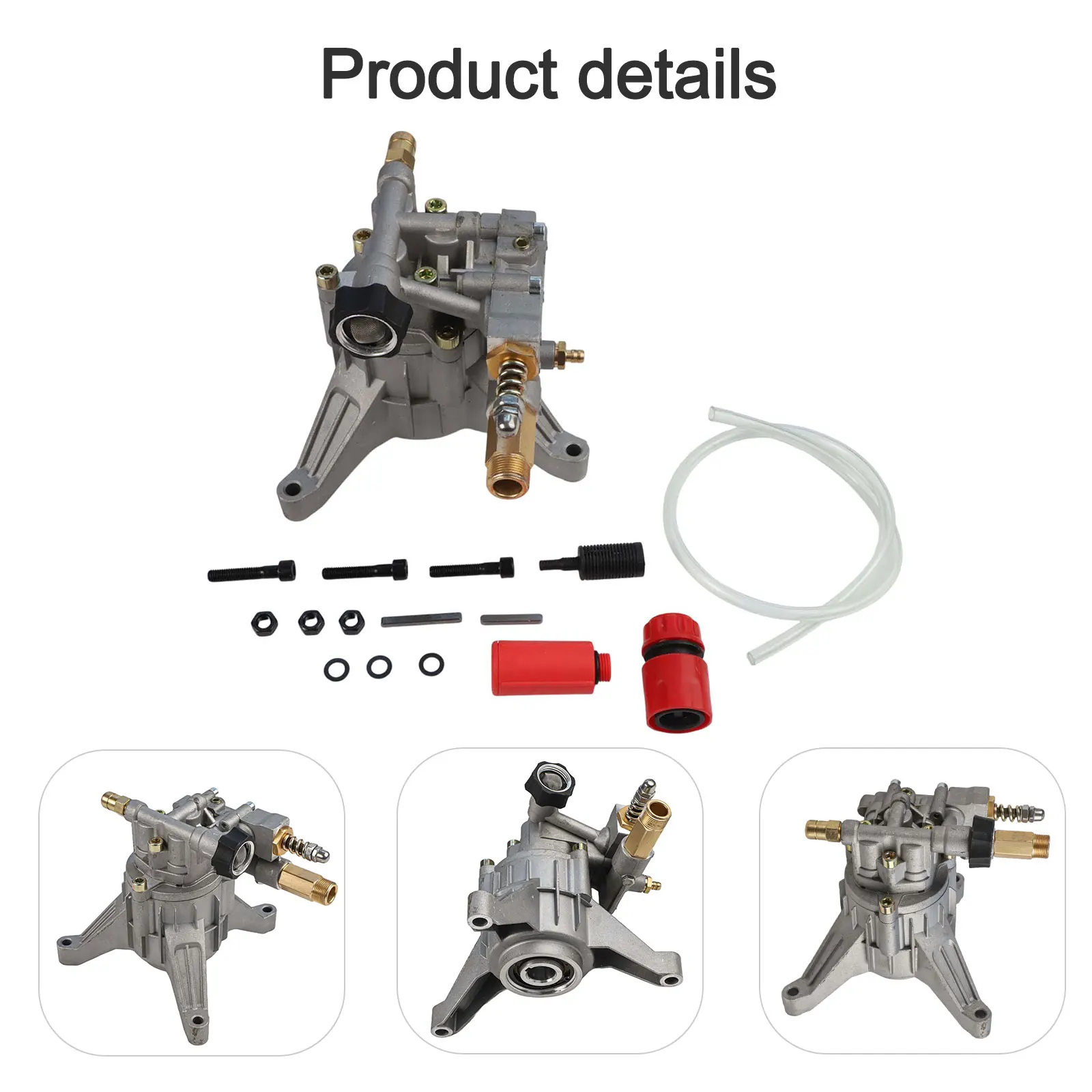 

P170 7/8" Vertical High Pressure Washer Pump, 2600 PSI 2.2 GPM Replacement Pump For Honda For GCV160 For GCV190 CRAFTSMANs