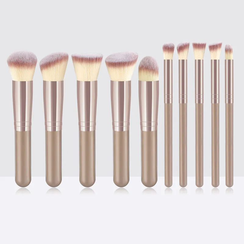 10 stuks make-up kwastenset Cosmetict make-up voor gezicht make-up gereedschap vrouwen schoonheid professionele foundation blush oogschaduw