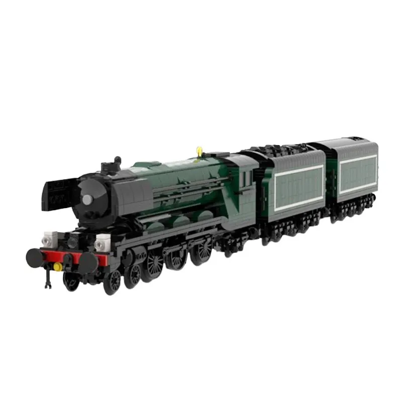 MOC-99054 Treinserie Flying Scotsman - LNER Klasse A3 (8w) bouwstenen, doe-het-zelf-model, stenen monteren, speelgoed verjaardagscadeau