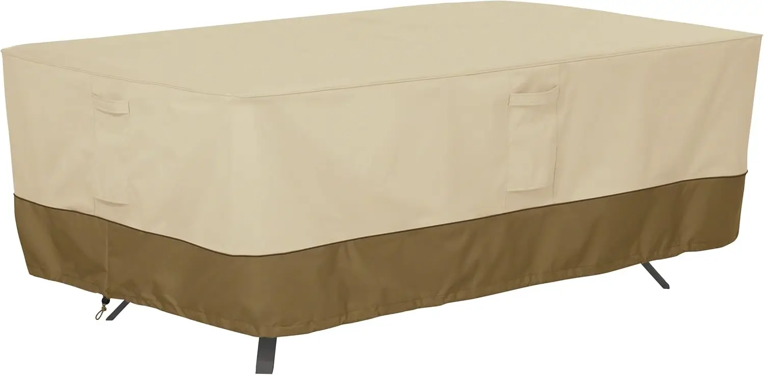 

Water-Resistant 72-Inch Rectangular/Oval Patio Table Cover, Durable Outdoor Furniture Protection with Weatherproof Design