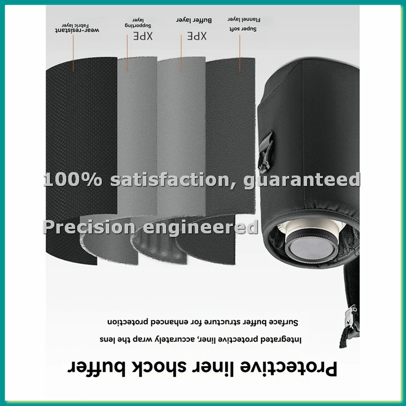 

Lens Bag for 70-200mm Telephoto Lenses DSLR Camera Storage Bag Telephoto Lens Protective Cover for M-TCES