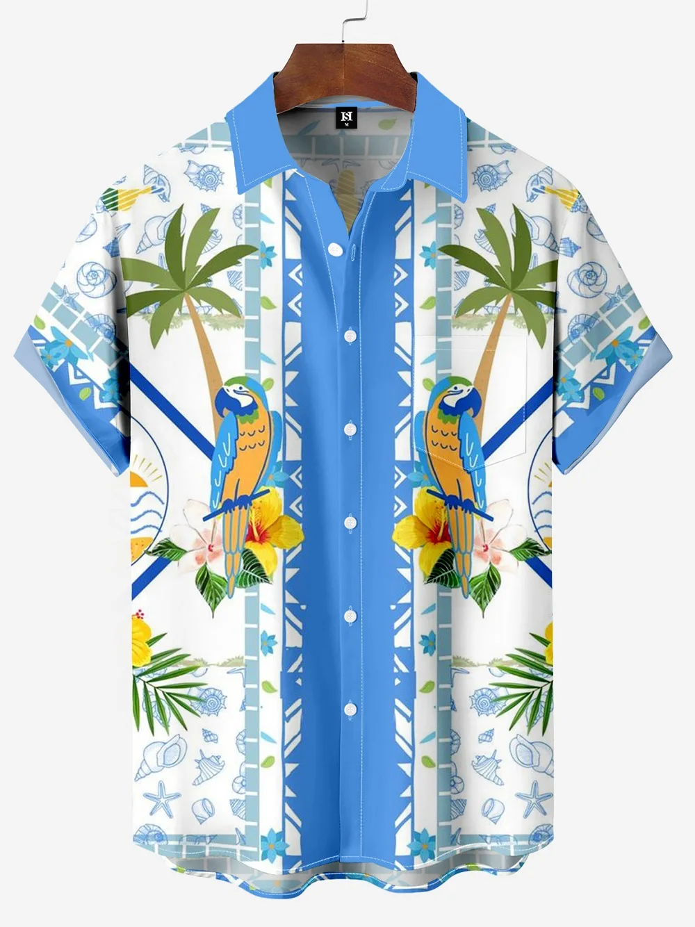 Men's Fashion Music Shirt Summer Cute Style Men's Clothing Party Holiday Men Top Casual Print Boys' Short Sleeve Shirts