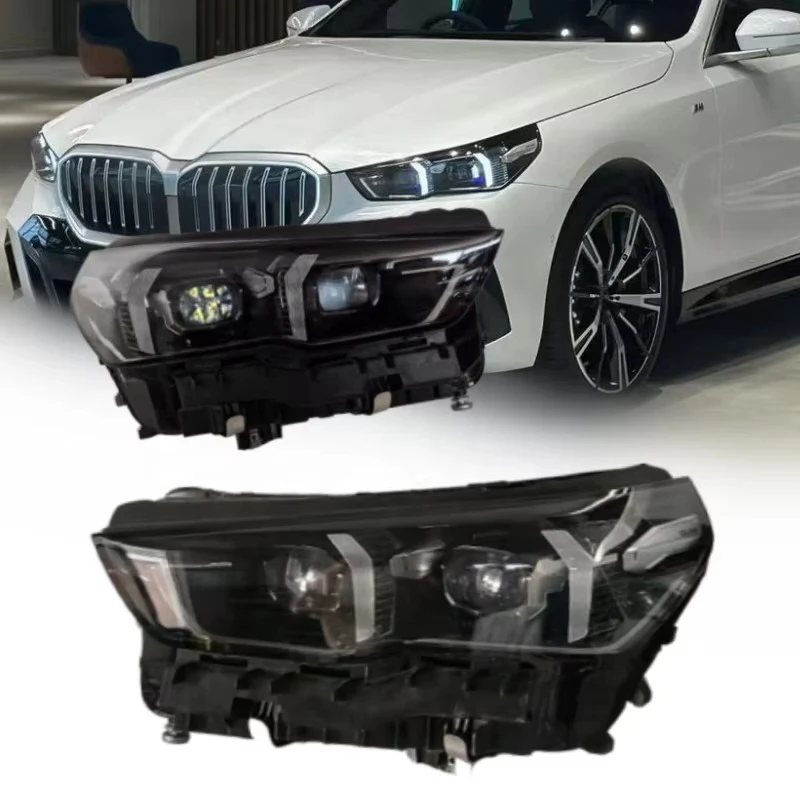 

Светодиодные фары для BMW G60 G68 2024-2025, базовая комплектация 5 серии, аксессуары для G60 2025, автомобильные светодиодные фонари