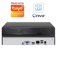 WOUWON Tuya Smart Life 9CH 16CH ONVIF NVR Video Recorder H.265 IP Camera CCTV System Network P2P Video Surveillance Camera