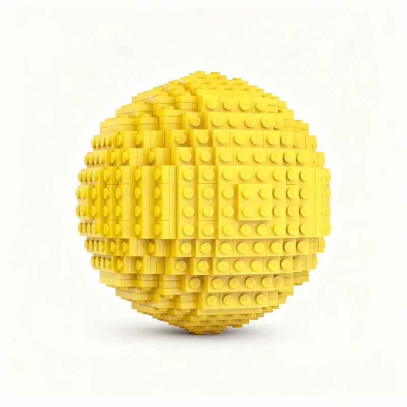 356PCS MOC Creative Model Large Sphere Ball 16 X Studs Collectible Display DIY Building Blocks Home Decor Gift Set Display Gift