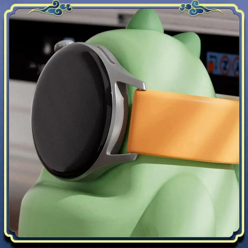 

Портативная подставка для часов, зарядная база для часов, подходит для Huawei Watch3/Pro, подставка для беспроводной зарядки, база с мультяшным динозавром