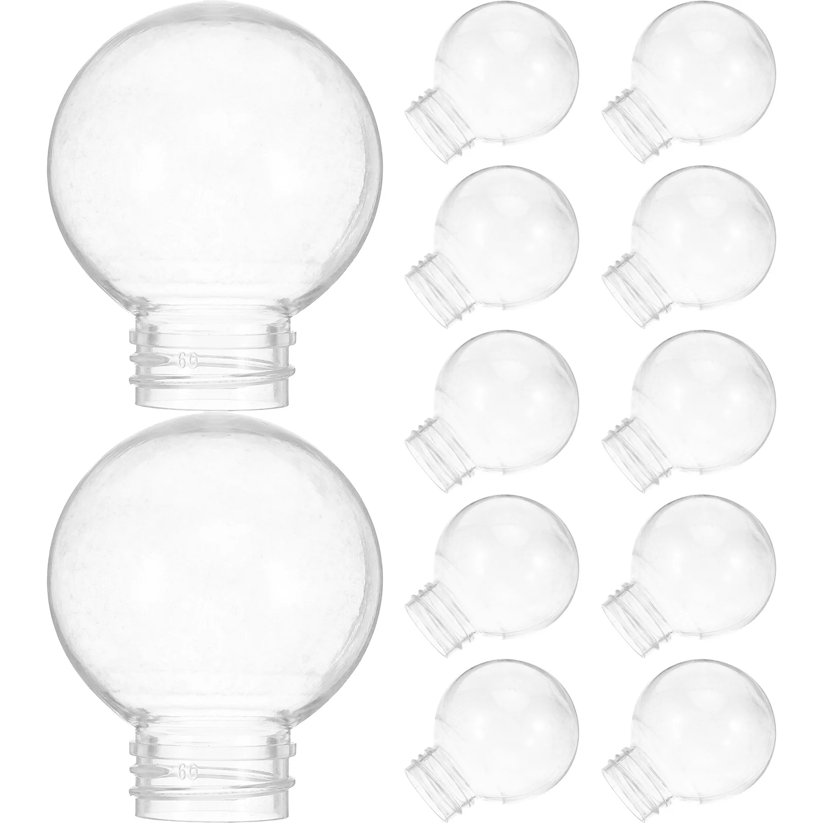 

20 шт., прозрачный глобус, абажур 50 мм, водонепроницаемый, устойчивый к ультрафиолетовому излучению, наружный светильник, чехол для садового газона, потолочные подвесные люстры