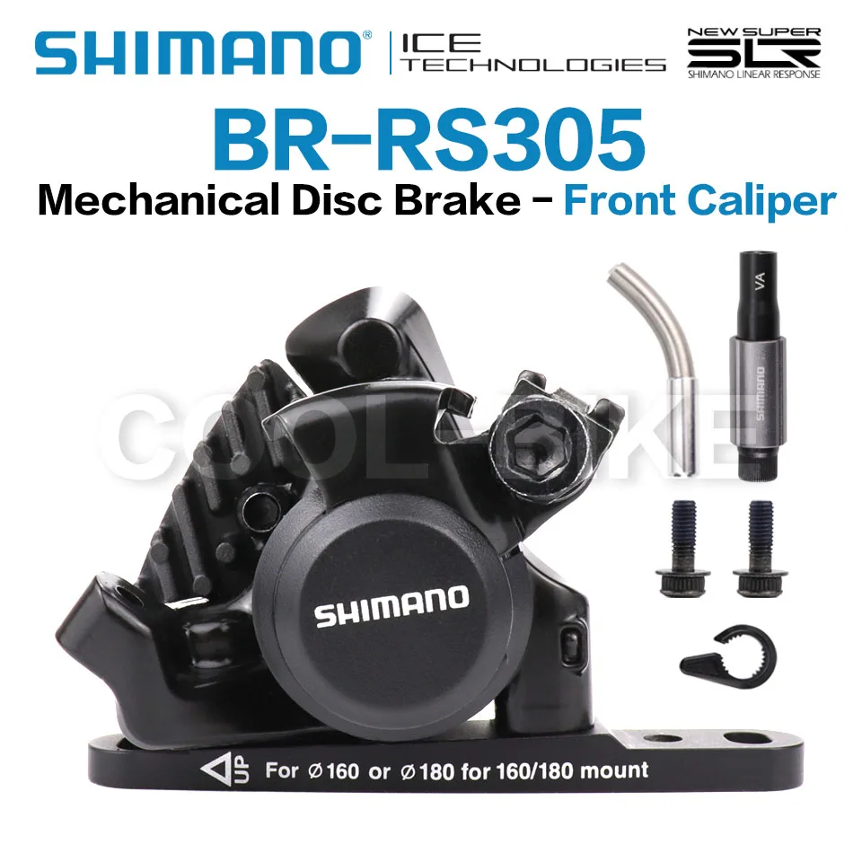 Shimano rs305メカニカルディスクブレーキキャリパー,フラット