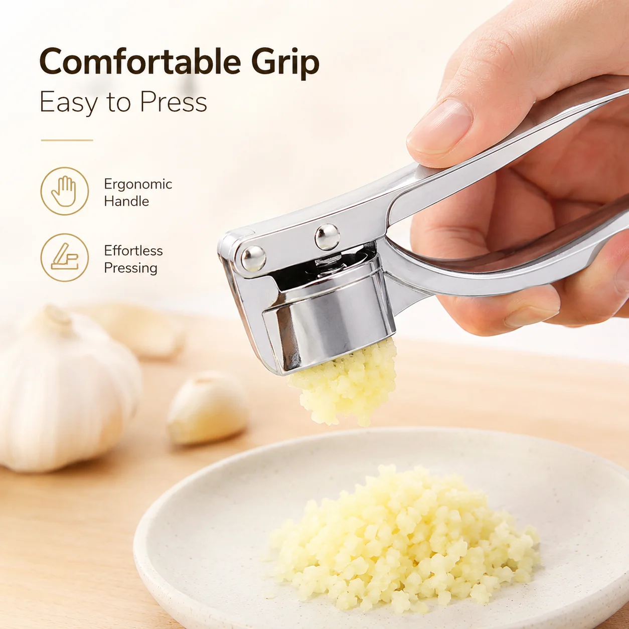 Presse-ail portable en alliage - Camping Cooking Kitchen avis et prix