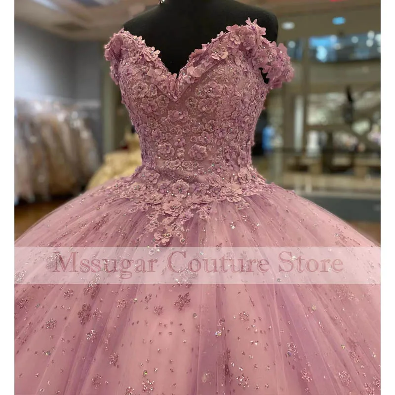 Robes de RhQuinceanera en dentelle à paillettes, robe de Rh, chérie, fleurs, fête informelle, tout ce qui est sur mesure, éducatif, 15 ans, 2022