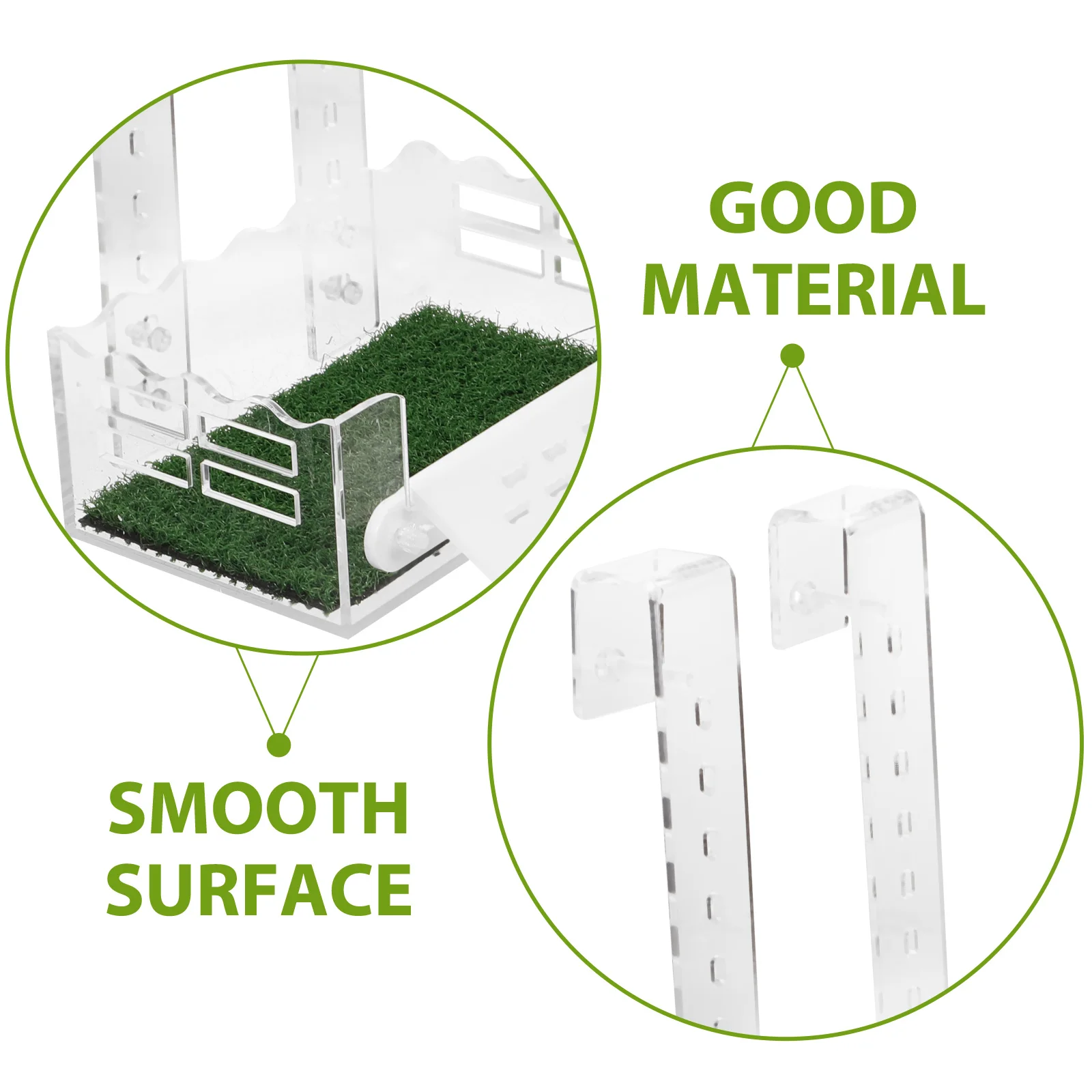 

Aquarium Turtle Basking Platform Acrylic Reptile Climbing Ramp Rest Terrace for Tortoises Frogs Household Terrarium Decor