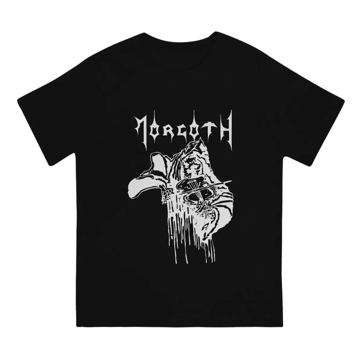 Men T-Shirt Morgoth- Pits Of Utumno1 Fashion Tees Short Sleeve M-morbid Angel T Shirt Round Neck Clothes Original