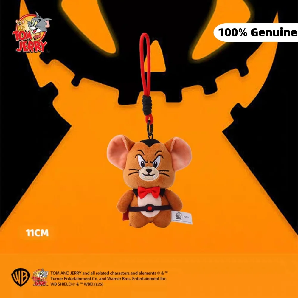 Genuíno tom e jerry vampiro série boneca de pelúcia kawaii mágico tom gato mochila decoração bonecas chaveiro meninas presentes aniversário