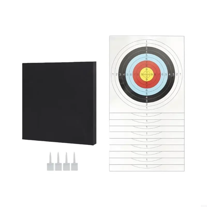 

Набор из 10 профессиональных бумажных мишеней для стрельбы из лука, традиционные аксессуары для стрельбы