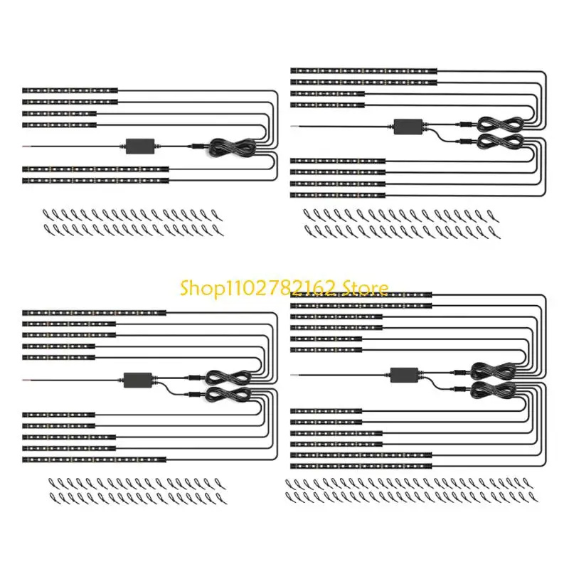 

547B LED Strips Rainbow Effect Underbody LED Flowing Light Strips For Road Safety