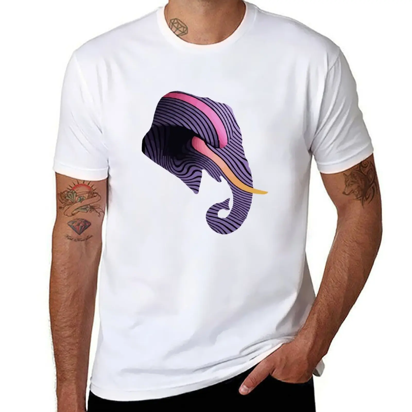 

Tame Impala Currents Elephant Sticker T-Shirt g man t shirts for men cotton t shirt pack T-Shirt