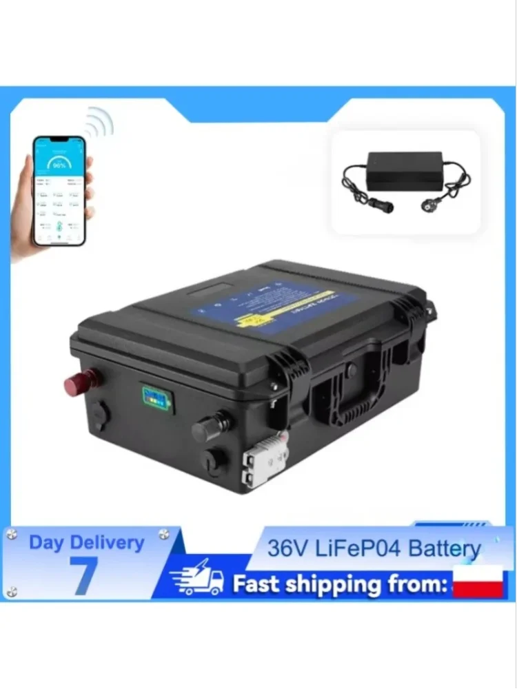 36V 100AH 120AH 150AH Lithium-Batterie Tiefzyklus-Lithium-Eisenphosphat-Batterie für Rückwärtsmotor