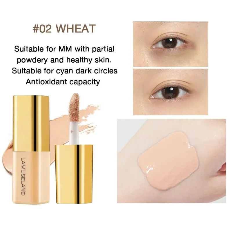 4 colori Full Cover Face Liquid Concealer Waterproof Last Oil-Control Matte Cover Acne Spot Face Base Makeup Foundation Cosmetic