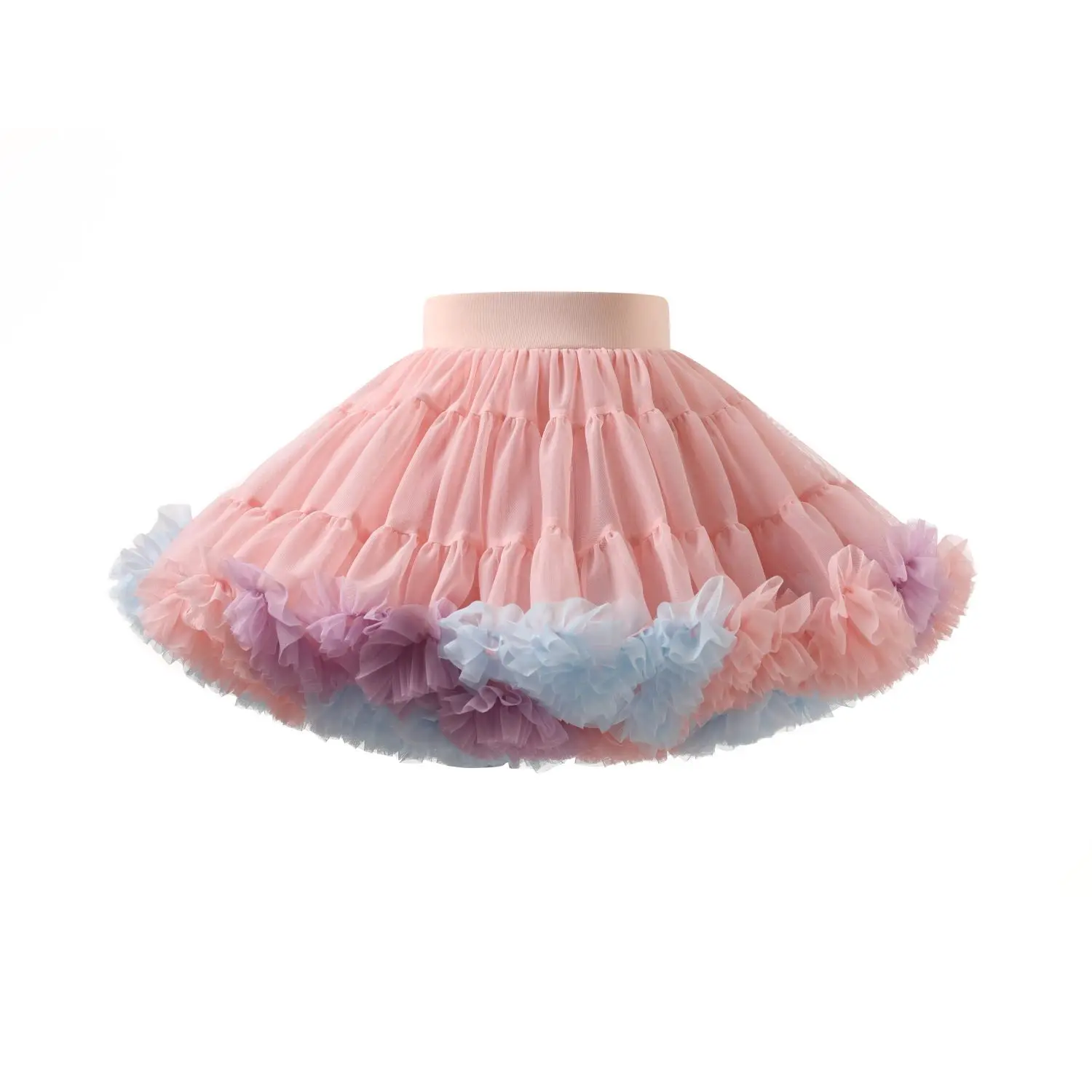 Fluffy Lace Baby Girl Tutu Skirt for Child Tulle Kids Pettiskirt Ballet Skirt for Girls Clothes Princess Party Dance Pop Skirts