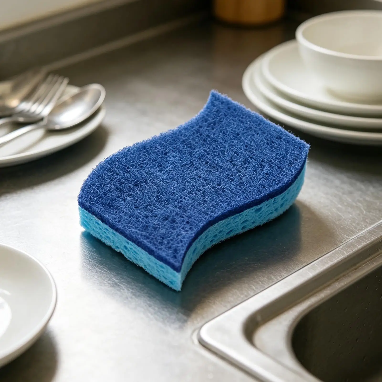 

Sponges For Dishes 24 Pieces Double-Sided Scrubber Pads Kitchen Cleaning Sponge Scrub Pads For Non-Stick Cookware Pots Pans Home