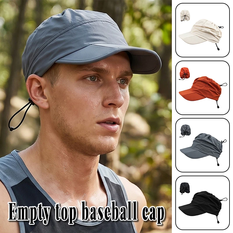 Ultra-Light Quick Dry Baseball Cap Men Women Upf50+ Sun Hat Foldable Soft Brim Breathable Outdoor Running Sports Baseball Cap