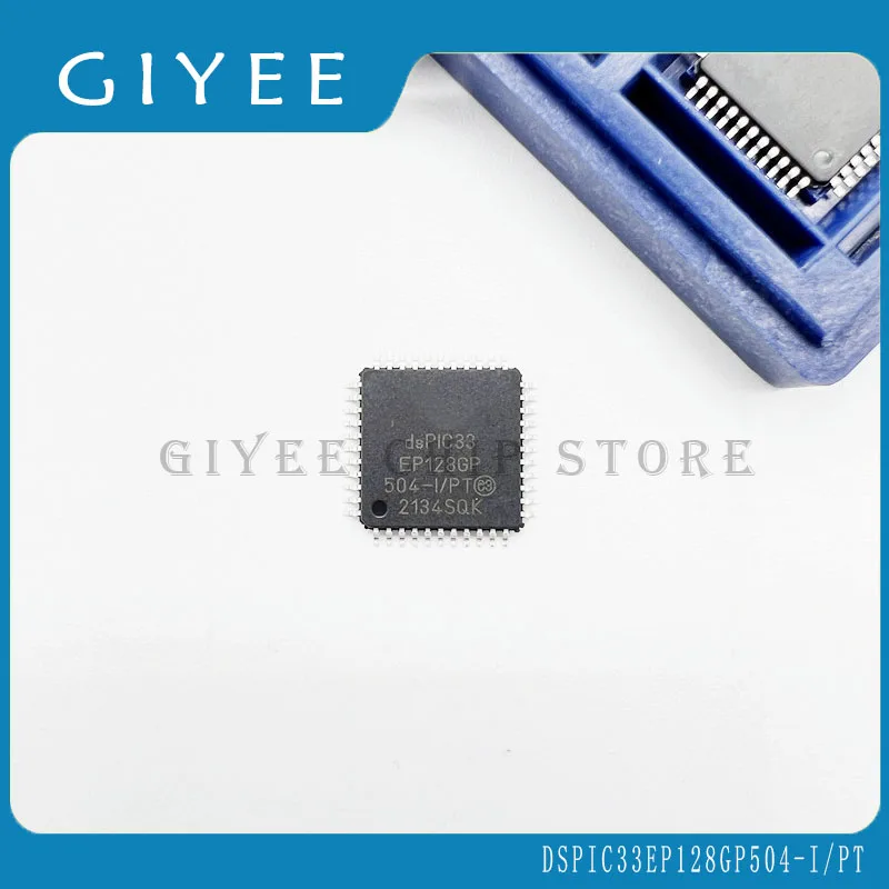 1PCS 100% original DSPIC33EP128GP504-I/PT PIC33EP128GP504 Digital Signal Processor LQFP-44