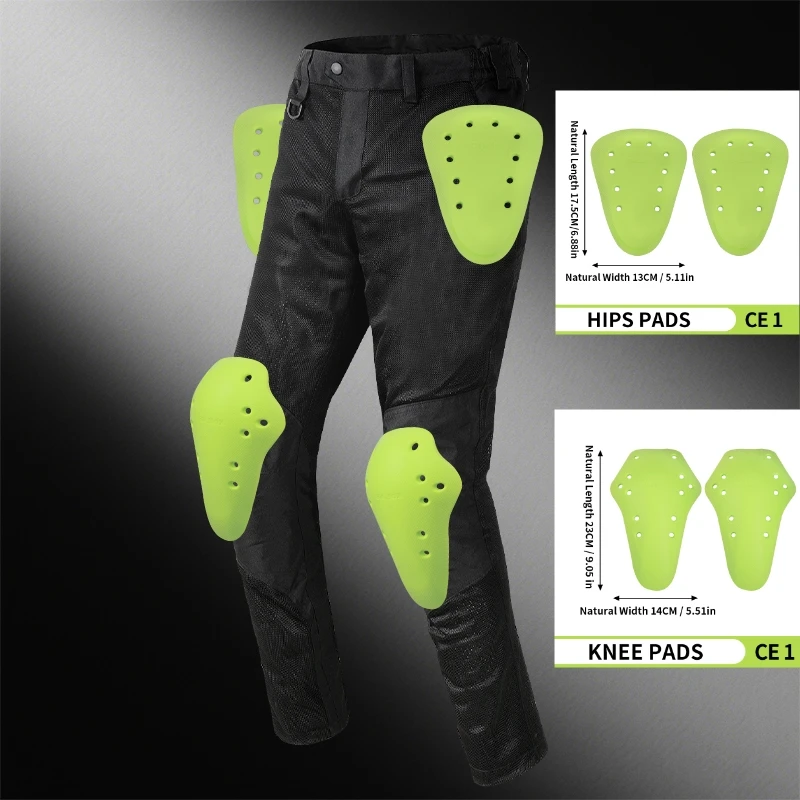 Ce1 certificado moto jeans joelheiras virilha placa calças inserção protetor de quadril calças da motocicleta proteção dentro engrenagem joelho guarda
