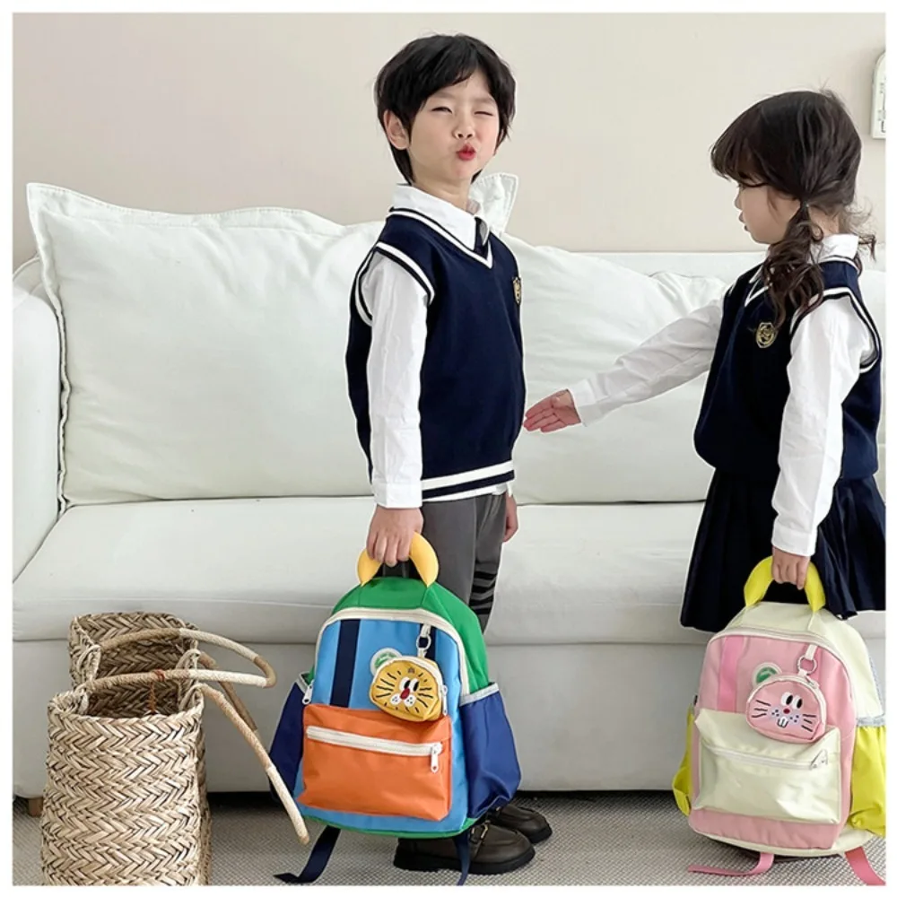 Zaino per la scuola materna carino e traspirante Borse da scuola per bambini alla moda ultraleggere e colorate Impermeabili casual