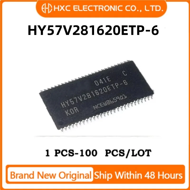 

Free Shipping 1PCS/10PCS/50PCS/100PCS HY57V281620ETP-6 TSOP54 HY57V281620ETP Brand New Original CHIP