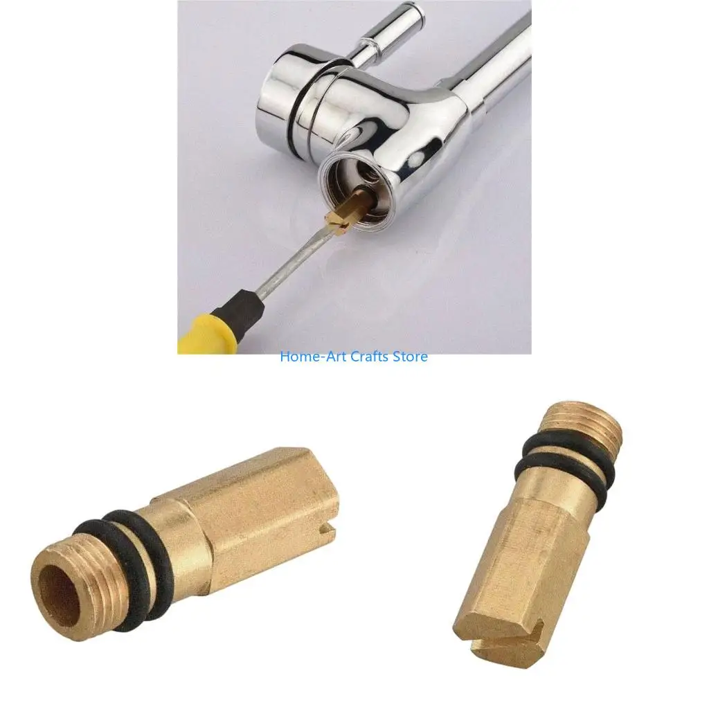 

Y3NA Brass thread Plugs Faucet Cold Water Inlet Connection for Kitchen Bathroom