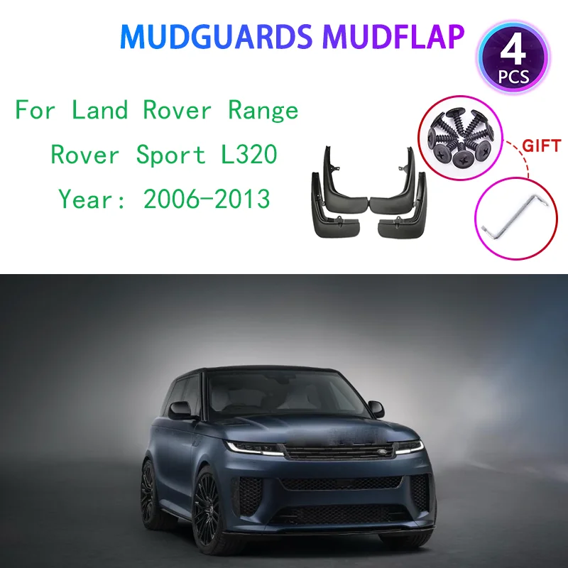 

Автомобильные брызговики, водонепроницаемые брызговики, 4 шт./компл., брызговики для Land Rover Range Rover Sport L320 2006 2007-2013