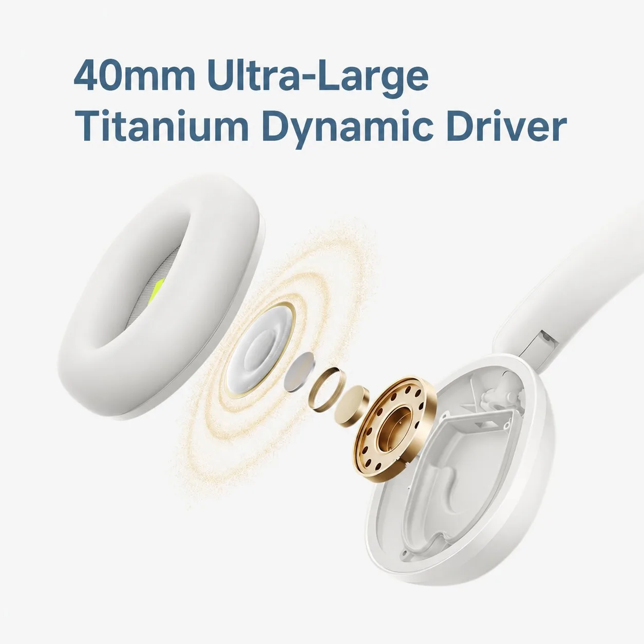Original Mijia Wireless Over Ear Bluetooth Headphones Active Noise Canceling Comfortable Wearing Long Battery Life NEW