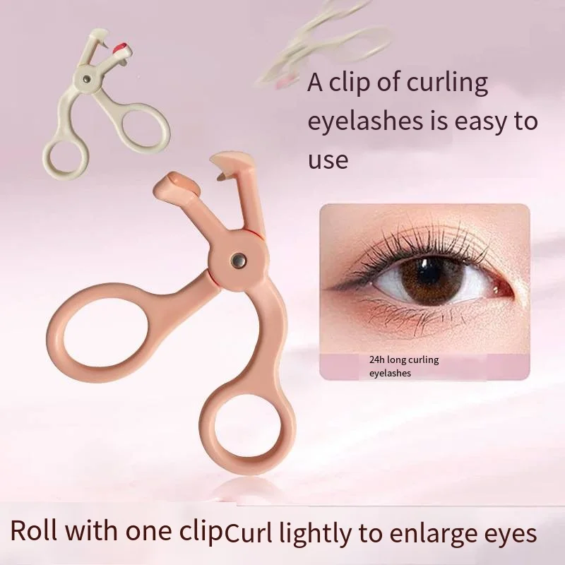 New  Eyelash Curler Natural Curling Without Clamping Flesh Wide Angle Long Lasting Set Portable Sunflower Eyelash Curler Tool