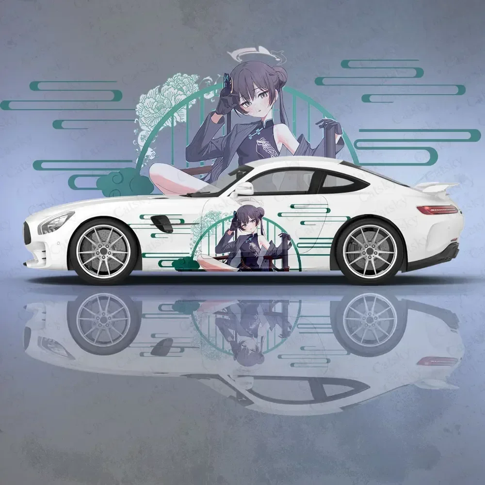 Ryuuge Kisaki Anime Girl Car Body Stickers Itasha Vinyl Car Side Decal Sticker Car Sticker Automotive Decor Film