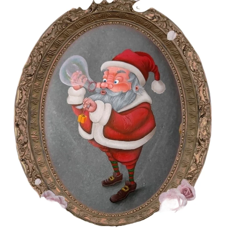

Santa Claus, high-end creative art gift ornament living room decoration