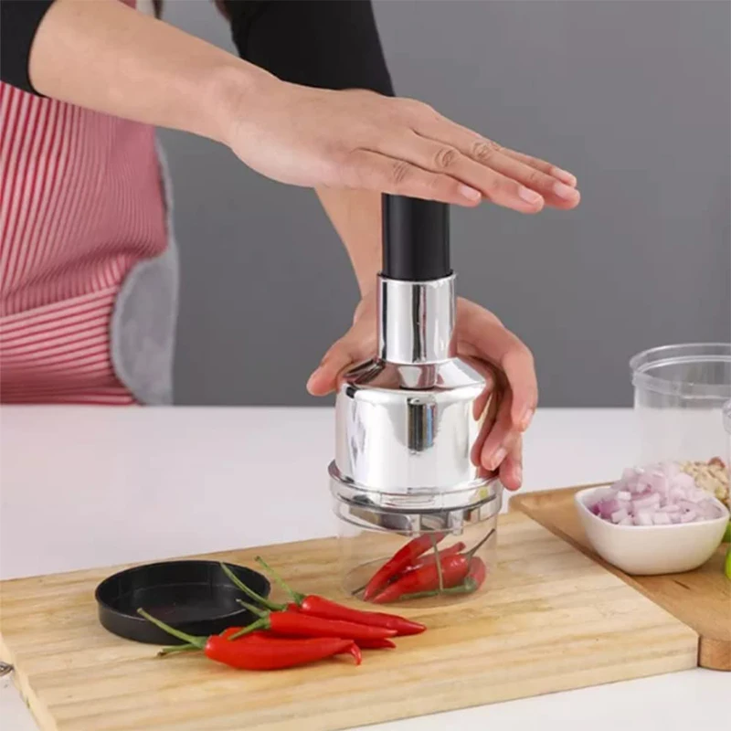 Multifunction Crusher Garlic Press Machine Garlic Crusher Garlic Chopper Garlic Squeezer for Hotel Kitchen Restaurant Onion