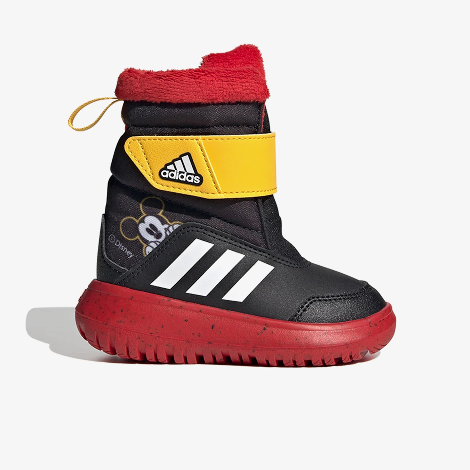 Botas de nieve Adidas auténticas para bebé, forro polar cálido, con velcro, IG7190