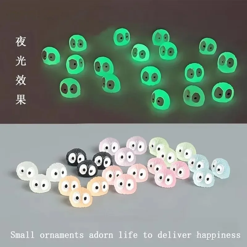 1-200PCS Cute Mini Car Dashboard Accessories  Rear View Mirror Decor Interior Ornaments Fairy Garden Halloween Christmas Gifts