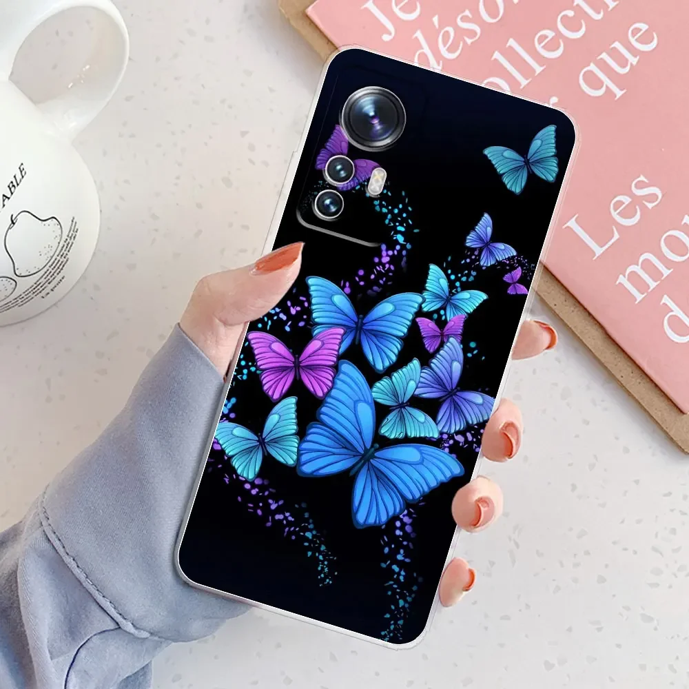For Xiaomi 12 12 Pro 12X Case Back Cover For Xiaomi 12 Pro Girl Clear Phone Fundas Soft Silicone Case For Xiaomi 12T X 12s Ultra