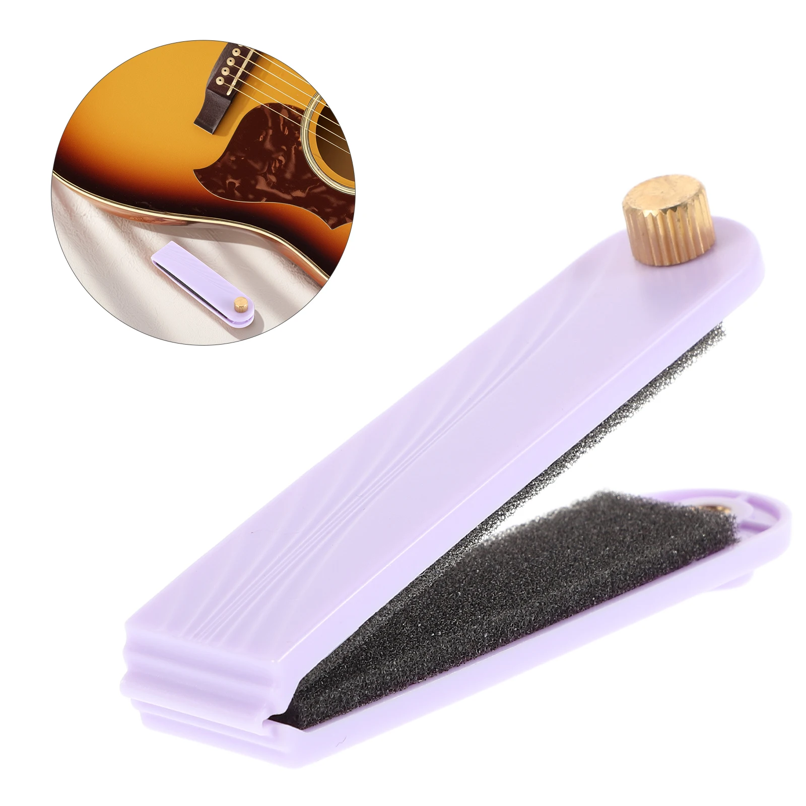 

Stylish Guitar Mute Pad String Dampener For Acoustic Electric Bass Banjo Practice Fretboard Noise Muting Tool Music Instrument