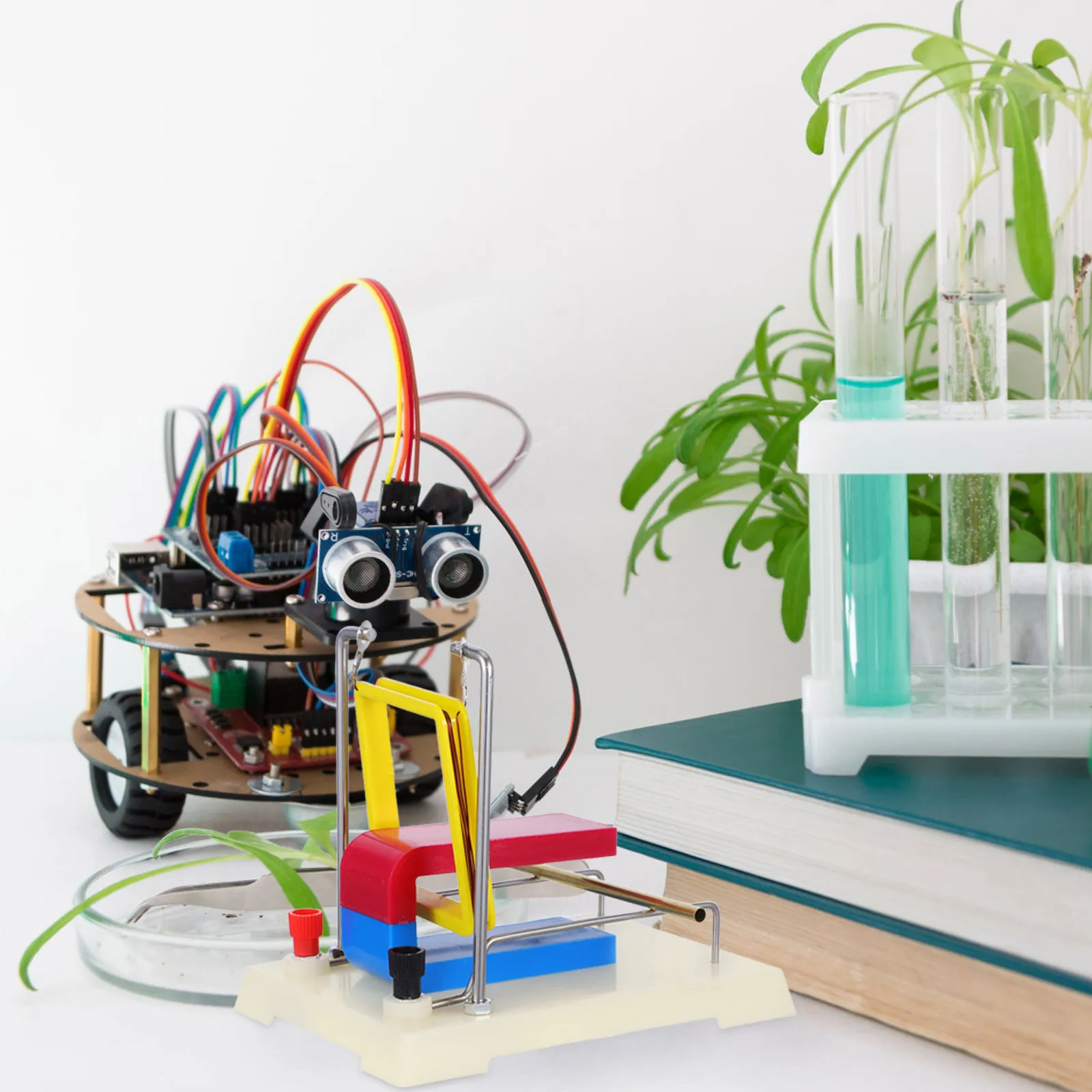 

1 Set Magnetic Field Experiment Instruments For Basic Physics Learning, Science Lab Teaching Tools, Diy Educational Circuit Kit,