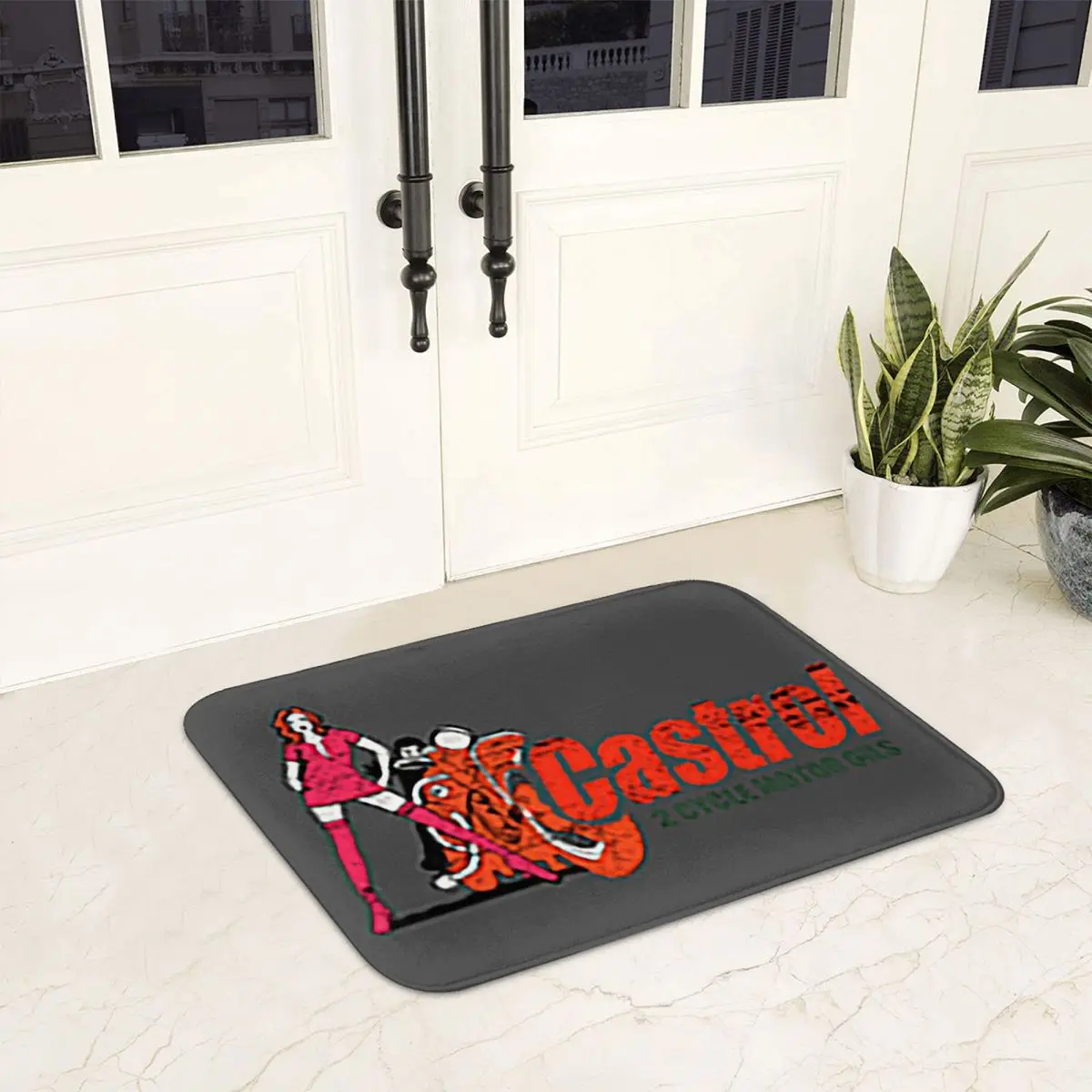 C-Castrol-S Motorcycle Oil Decal By MotorManiac Anti-slip Doormat Floor Mat Carpet Rug for Kitchen Entrance Home Footpad Mats
